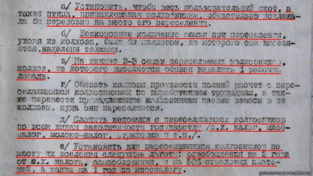 Архівні документи про те, як після Голодомору на Донбас переселяли росіян 1/1