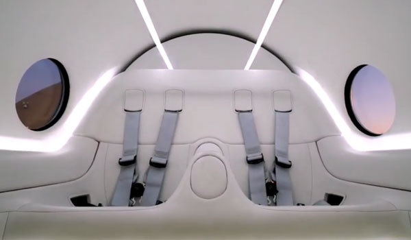 Поїзд на магнітній подушці Virgin Hyperloop вперше у світі перевіз перших пасажирів 1/1