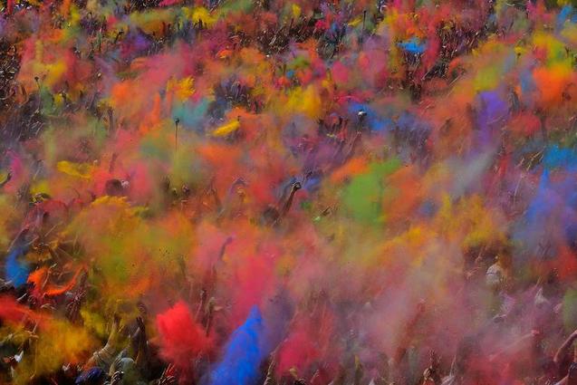 Найкращі фотографії 2014 року: Фестиваль кольорів