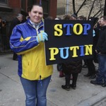 Мітинг на підтримку українців Чикаго США діаспора