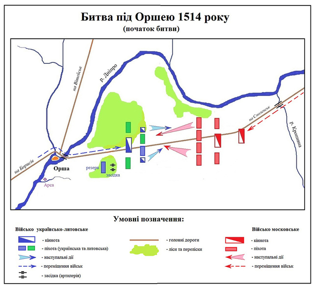 Битва під Оршею 1514 року – Рахманський погляд 1/1