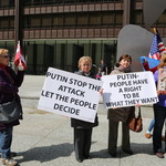 Об'єднаний Марш проти російської агресії в Європі Чикаго 2014 діаспора фото