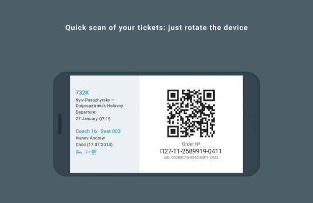 Укрзалізниця випустила офіційний мобільний додаток для придбання квитків онлайн 1/1