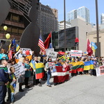 Об'єднаний Марш проти російської агресії Чикаго 2014 фото 