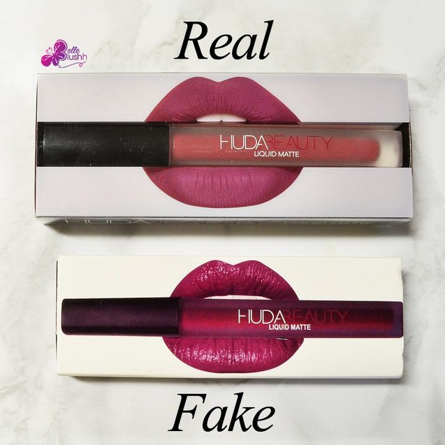 Як визначити підробку Huda Beauty Liquid Matte Lipstick  1/1