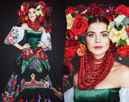 Вбрання Олени Сподинюк на конкурсі Міс Всесвіт-2016 зарахували до 15 найяскравіших 1/1