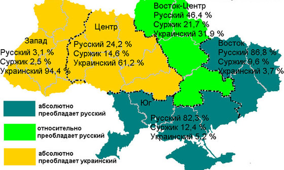 мовна карта України