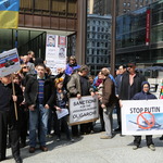 Об'єднаний Марш проти російської агресії в Європі США  Чикаго 2014 фото діаспора