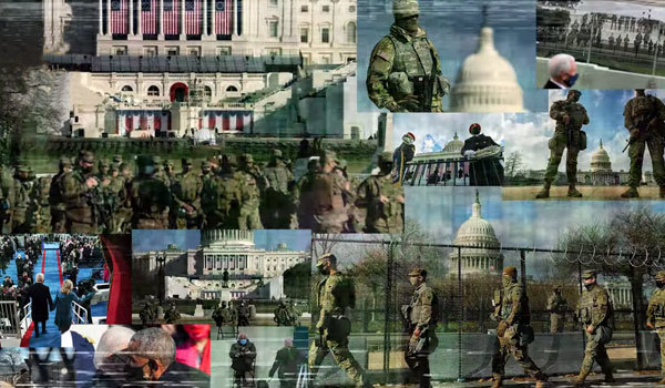 26 липня 2021 року<br />
Військові тримають Білий дім для Дональда Трампа 1/1