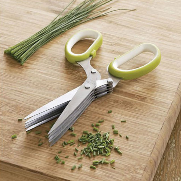 Ножиці для зелені 5 лез кухонне приладдя