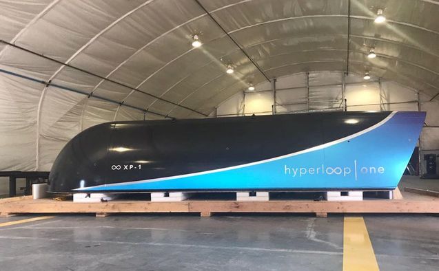 Hyperloop One провела перший повноцінний тест нового виду транспорту (Відео) 1/1