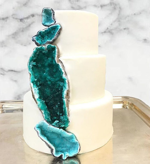 аметистовий тортик, весілля, фото