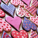 печиво до дня валентина з глазуррю фото