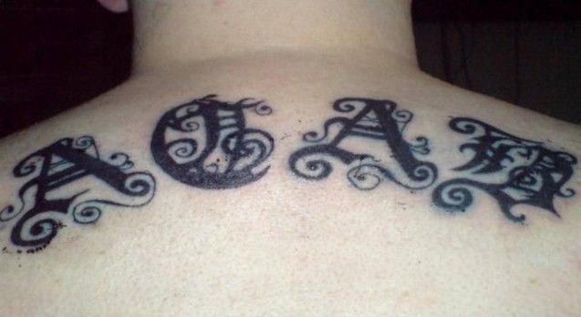 татуювання A.C.A.B.