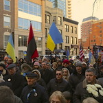 Діаспора фото  Чикаго Мітинг пам'яті жертв Майдану 2014