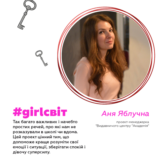 Освітньо-пізнавальний проект #girlсвіт. Перша тема: Давайте поговоримо про це: страх, сім'я, сміливість 1/1