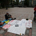 Голодуючі на площі після Майдану