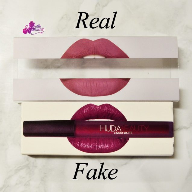 Як визначити підробку Huda Beauty Liquid Matte Lipstick  1/1