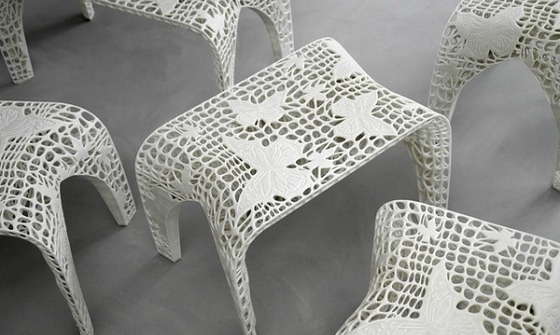 стільці, роздруковані на 3D принтері