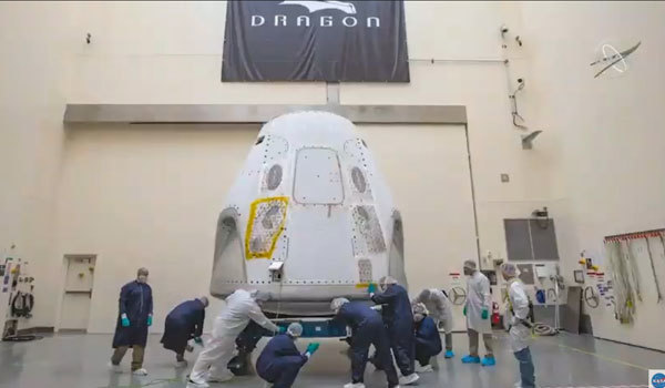 Історична подія запуску корабля SpaceX Сrew Dragon 1/1