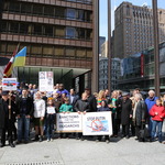 Об'єднаний Марш проти російської агресії в Європі США  Чикаго 2014 діапсора