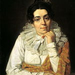 Портрет дружини художника Марфи Венеціанової 