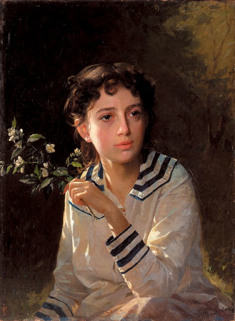 Опанас Рокачевський, портрет доньки-підлітка
