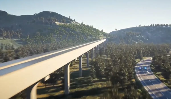 Поїзд на магнітній подушці Virgin Hyperloop вперше у світі перевіз перших пасажирів 1/1