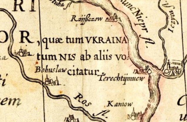 карта українські землі Київська русь 