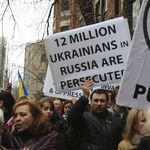 Мітинг на підтримку українців Чикаго діаспора