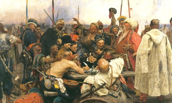 Як козаки пишуть листа турецькому султану