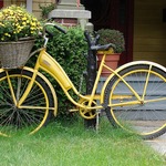 Велосипед як елемент декору (фото)