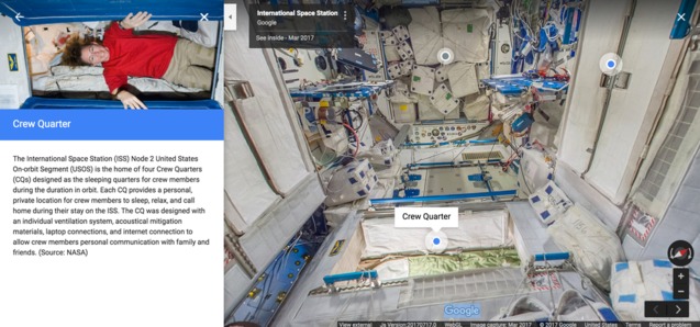 Google запустив віртуальний тур по МІжнародній космічній станції 1/1