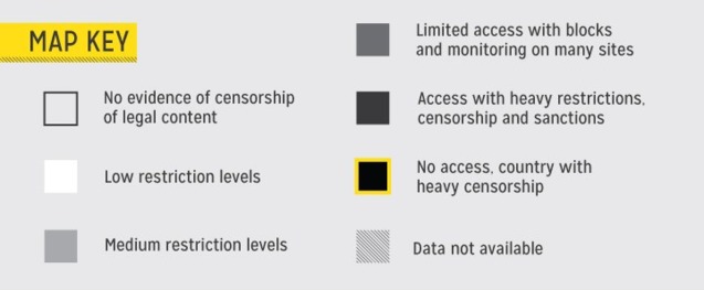 Україна - одна з найбільш вільних інтернет-зон в світі (Інфографіка) 1/1