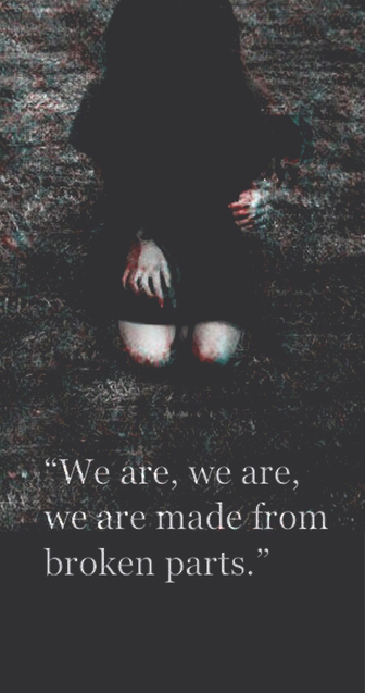 We are made from broken parts