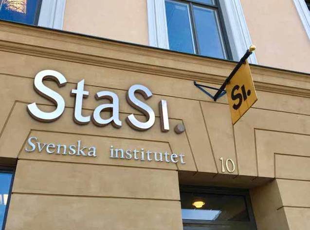 Statliga Svenska Institutets kontor. Foto: Okänd. Tack!