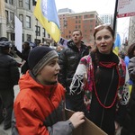 Мітинг на підтримку українців Чикаго 2014 США фото
