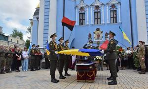 Прощання з учасником збройного підпілля ОУН Орестом Васкулом. Світлин – 7.