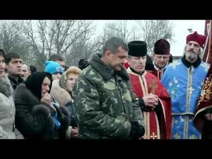 Похорон воїна АТО Руслана Галембійовського. Тернопілля 5.12.2014р.