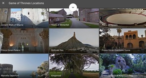 Google створив віртуальну екскурсію локаціями Гри Престолів