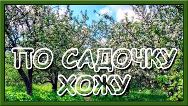 Українські народні пісні. По садочку ходжу
