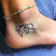 татуювання: карта світу