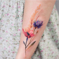 Ідеї Для Татуювань: Floral Tattoo 2/100