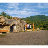 Бункер лінії Арпада в селі Верхня Грабівниця.