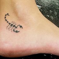 татуювання: скорпіон