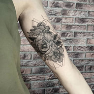 Ідеї Для Татуювань: Floral Tattoo 86/100