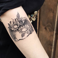 Ідеї Для Татуювань: Floral Tattoo 42/100