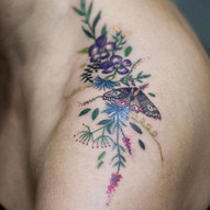 Ідеї Для Татуювань: Floral Tattoo 4/100