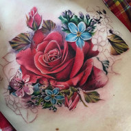 Ідеї Для Татуювань: Floral Tattoo 49/100