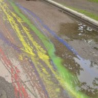 Флешмоб bike-rainbow, велосипедисти